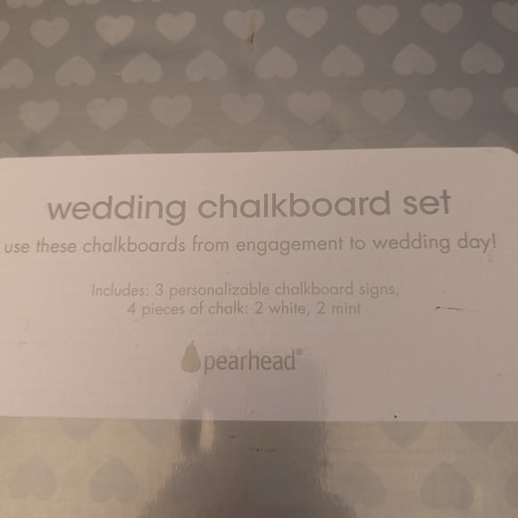 Wedding Chalkboard Set *NWT* - Picture 3 of 7